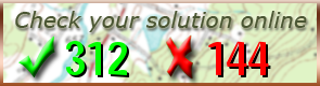 Vérifier votre solution / Check your solution / Überprüfen Sie Ihre Lösung / Verifique su respuesta
