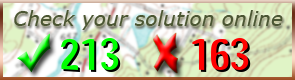 Skontrolujte vaše riešenie online/Check your solution online