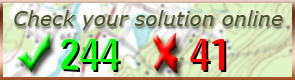 Prüfe Deine Lösung